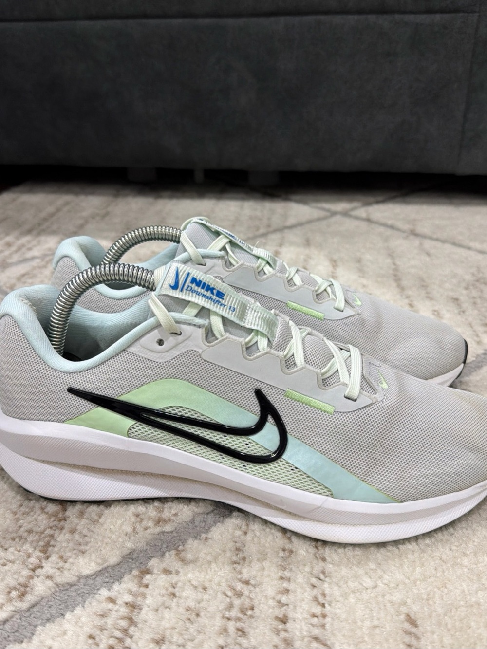 Nike DownShifter 13 Glacier Blue / White Running Shoes FD6476-005 Women’s Size 9
